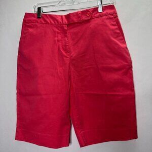 Pendleton Petite Bermuda Flat Front Shorts Women's Size 10